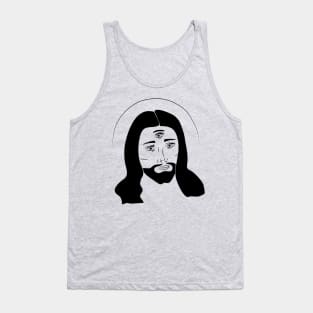 threesus christ Tank Top